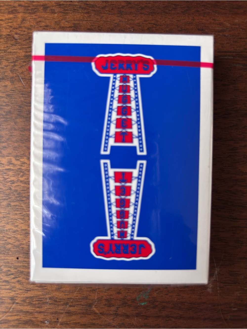 Jerry's Nugget blue "Modern Feel" 2019 1st Edition playing cards